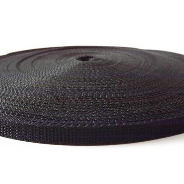 10mm Black Webbing Strapping Tape Rolls