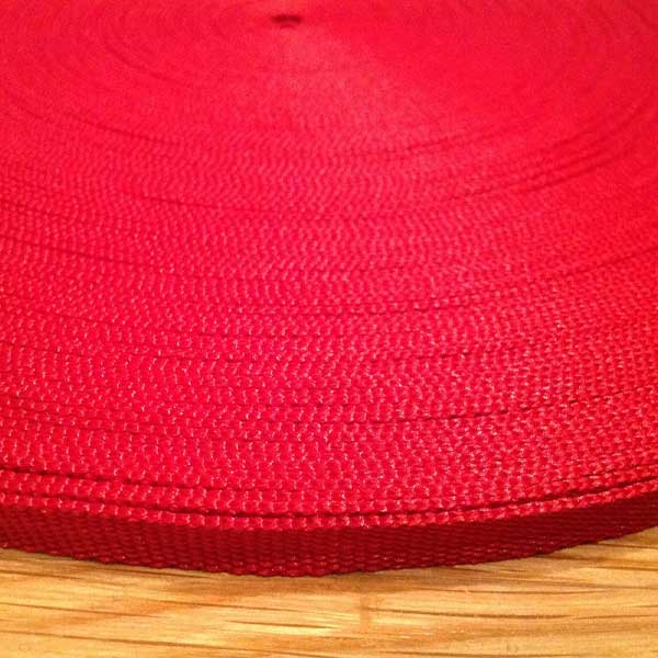 10mm Red Webbing Strap