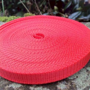 15mm Red Polypropylene Webbing Tape Roll