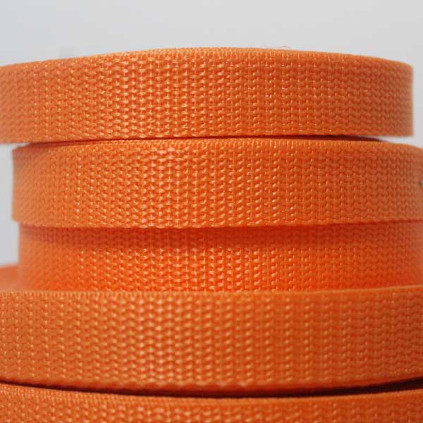 25mm Orange Webbing Strap Tape Roll