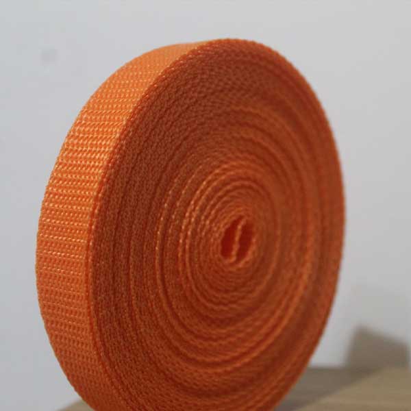 25mm Orange Webbing Strap Tape Roll