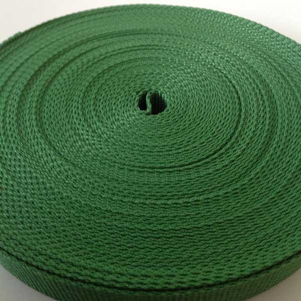 25mm Polypropylene Webbing Strapping Forrest Green