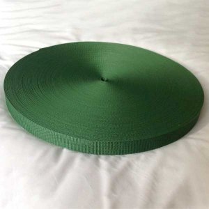 25mm Polypropylene Webbing Strapping Forrest Green