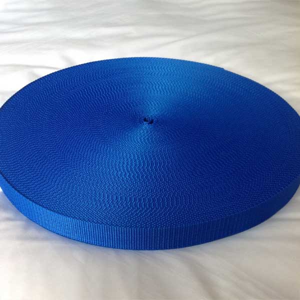 25mm Webbing Royal Blue Textured Weave