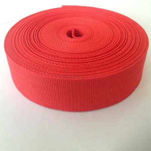 38mm Red Polypropylene Webbing Tape