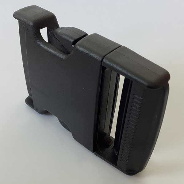 50mm Black Plastic Side Release Buckles RX