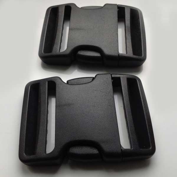 50mm Dual Adjust Black Side Release Buckles