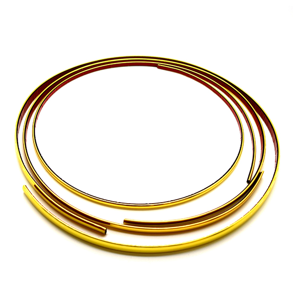 Gold Chrome Self Adhesive Finish Tape GSM Car Styling Tuning Moulding Strip Trim 