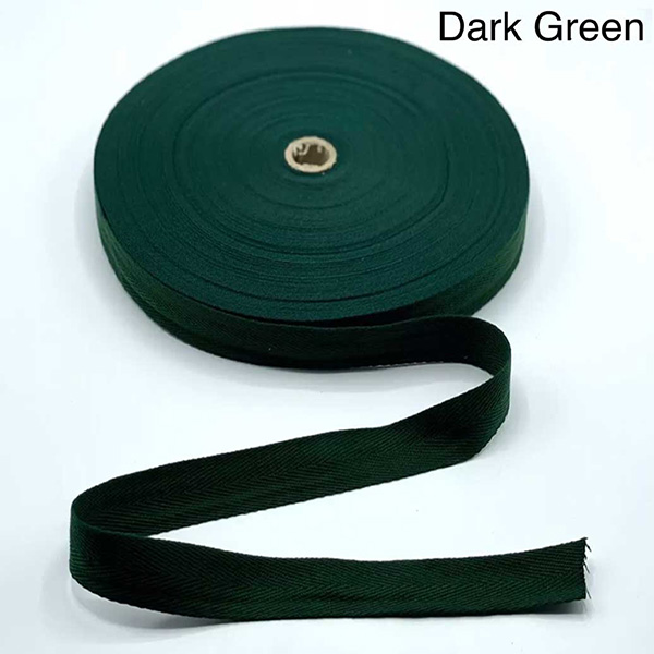 Herringbone Acrylic Twill Sew Cotton Binding Apron Webbing Strap Tape - 3m Long