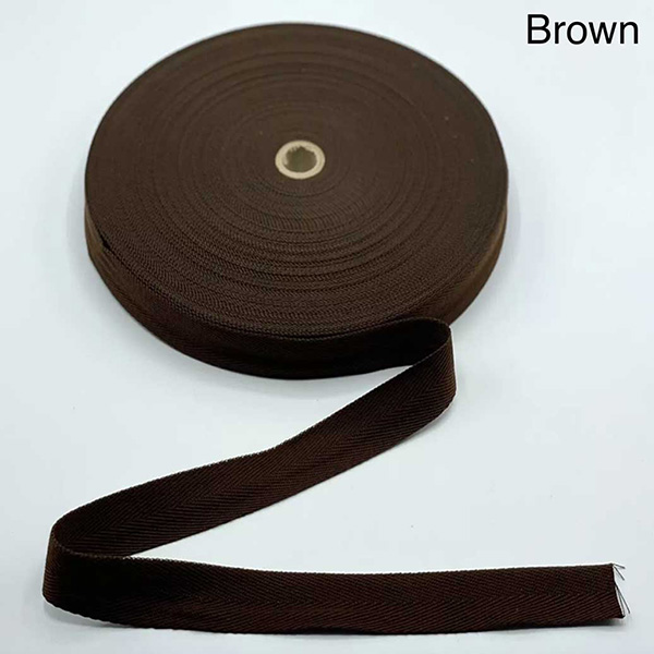 Herringbone Acrylic Twill Sew Cotton Binding Apron Webbing Strap Tape - 3m Long